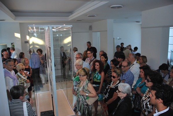 Alcuni scatti dell'inaugurazione della mostra in Palazzina 