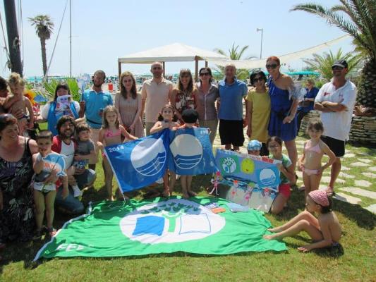 Alcuni scatti del "Sea Blu Tour" la festa delle bandiere blue e verdi 