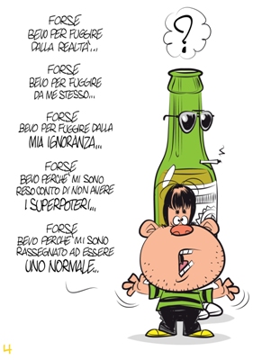 Il fumetto "Io e alcol" 