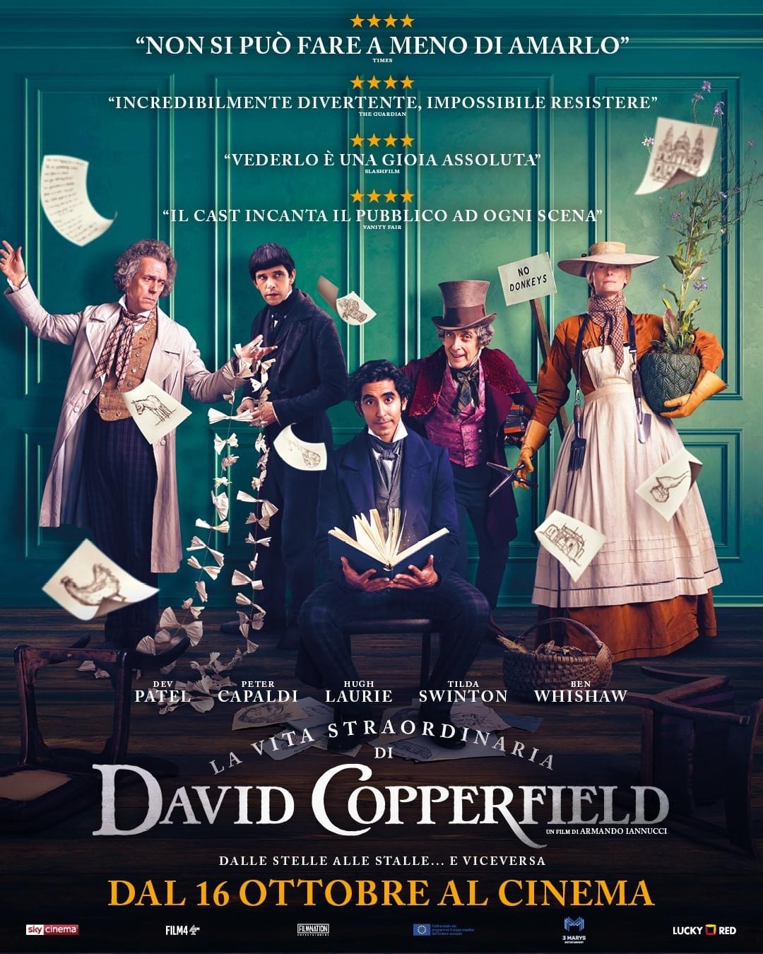 CINEMA AL CONCORDIA - "LA STRAORDINARIA VITA DI  DAVID COPPERFIELD"