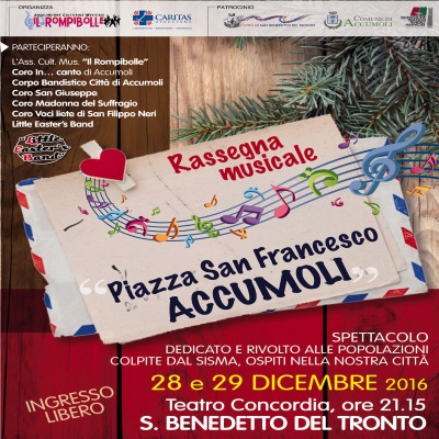Rassegna musicale " Piazza San Francesco- Accumoli"