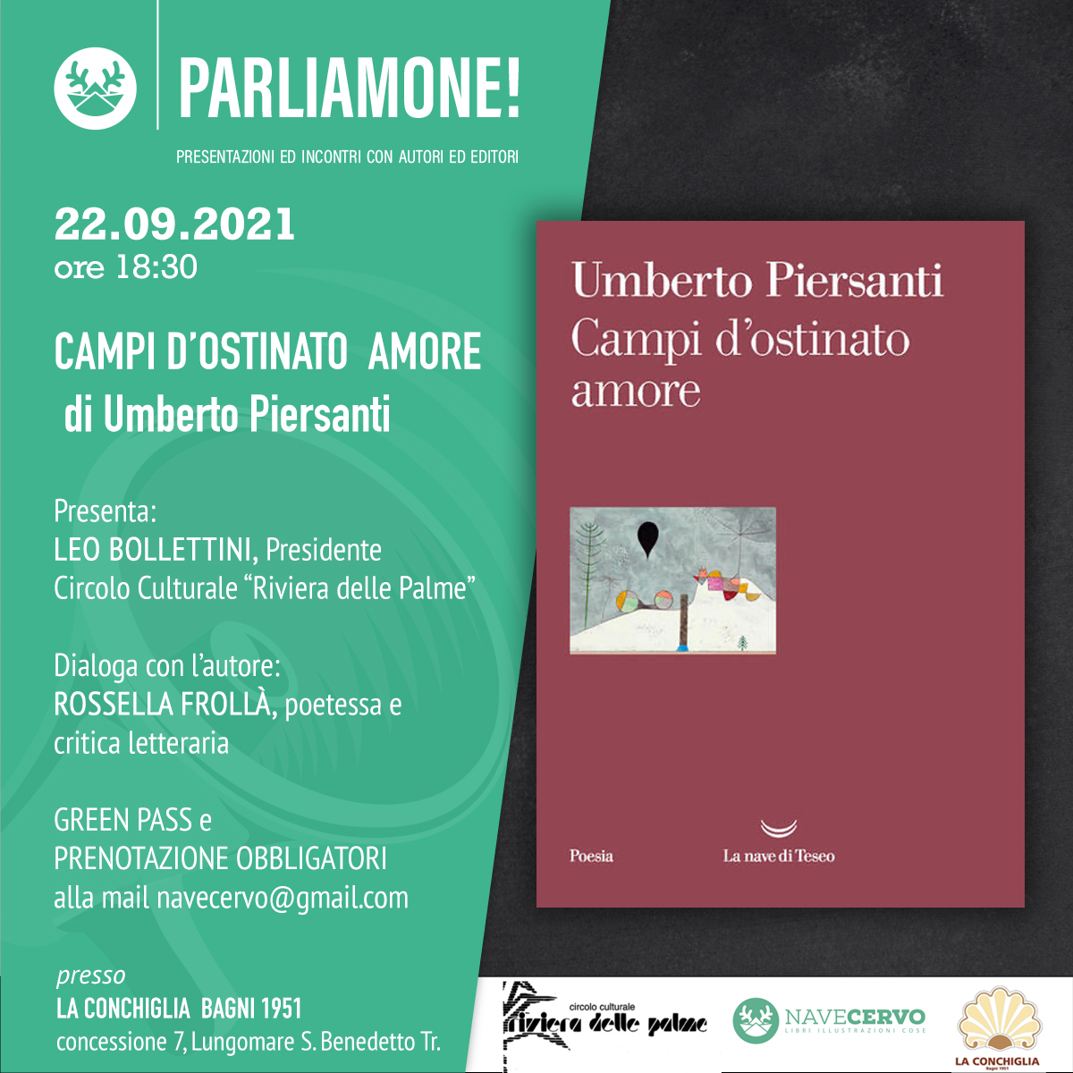 Presentazione del libro "CAMPI D'OSTINATO AMORE"