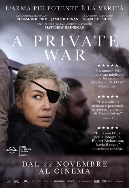 IL CINEMA D'AMARE - A PRIVATE WAR