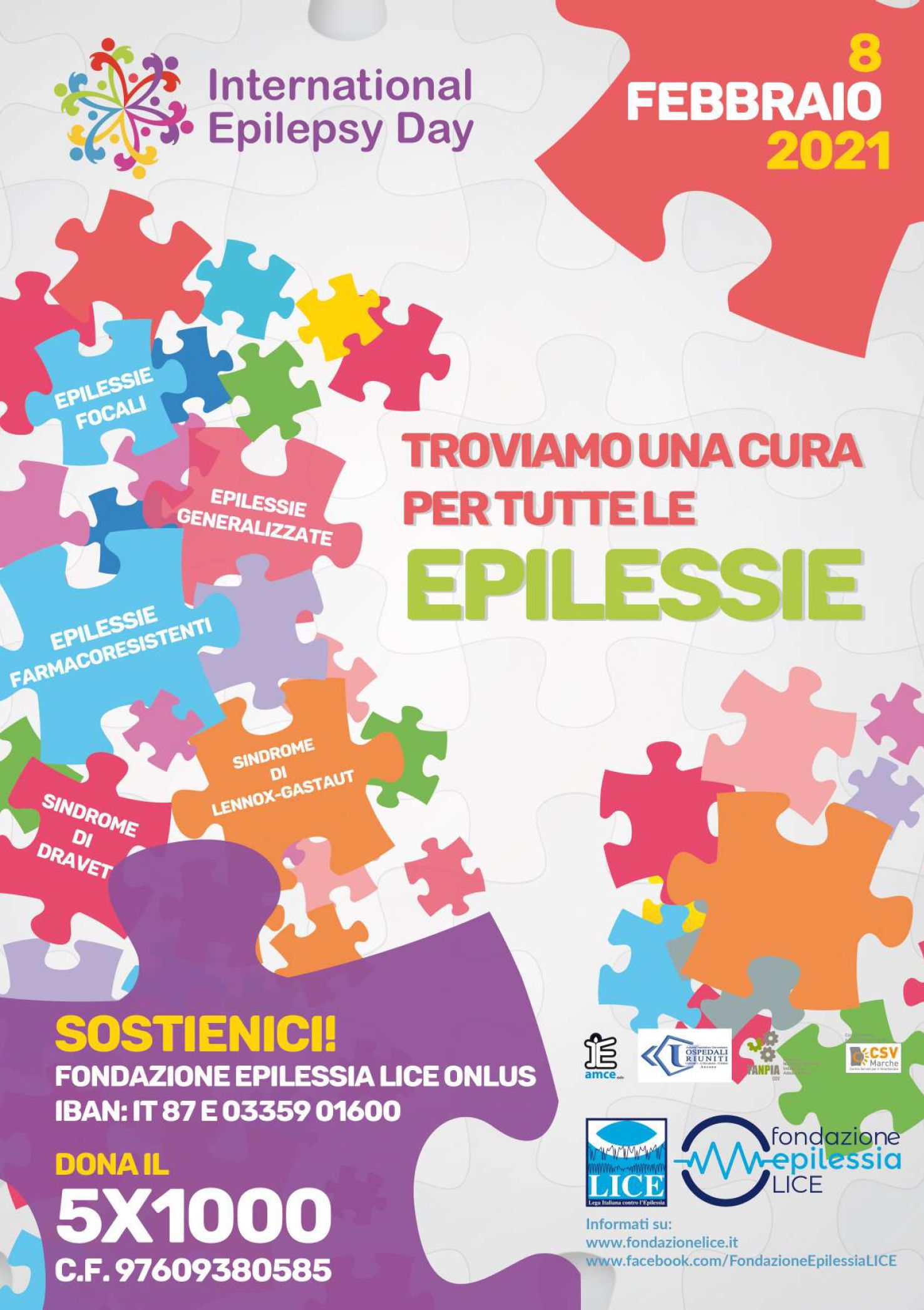 L’8 febbraio si celebra la giornata contro l’epilessia