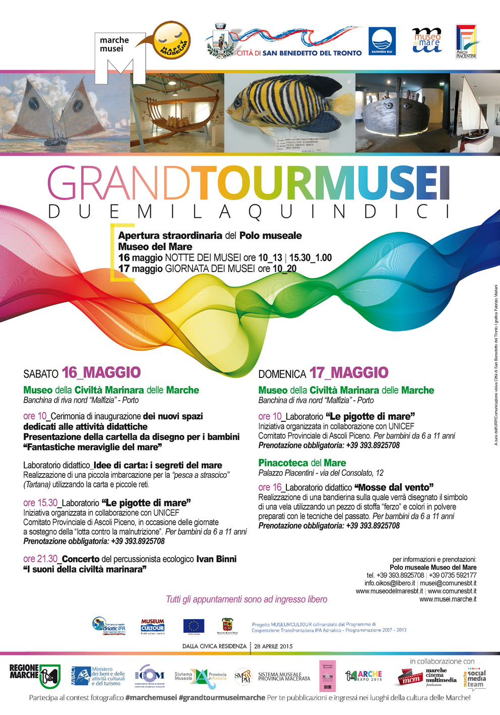 Il manifesto del Grand Tour Musei 2015 