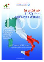 La locandina per i 150 anni dell'Unità d'Italia