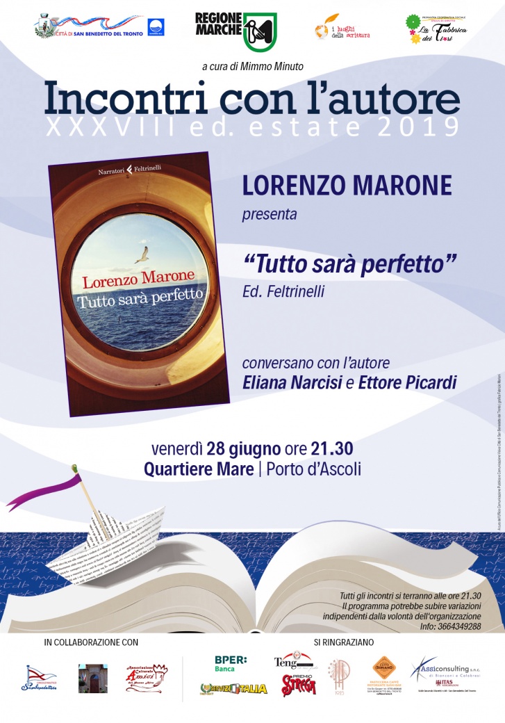 "Incontri con l'autore" Lorenzo Marone