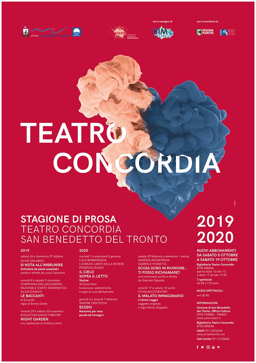 STAGIONE DI PROSA TEATRO CONCORDIA 2019/2020