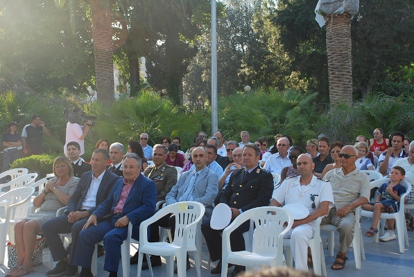 Un momento della cerimonia per l'Anniversario della Liberazione della città di San Benedetto del Tronto 