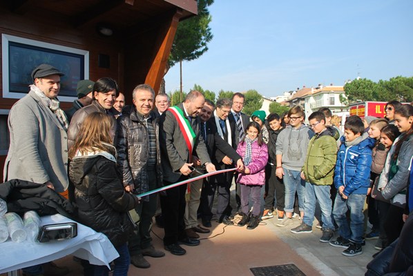 Alcuni scatti dell'inaugurazione delle Case dell'Acqua  