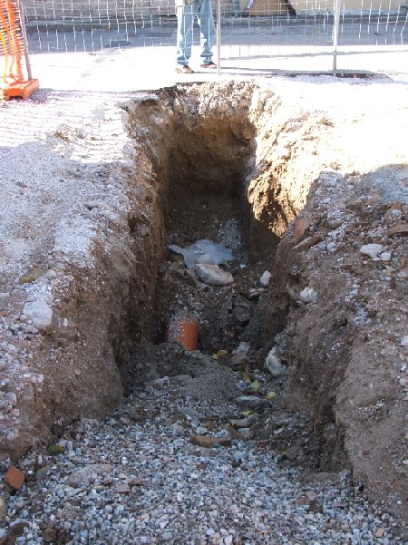 Altra immagine degli  scavi 