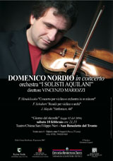 Domenico Nordio in concerto | 10 febbraio 2007