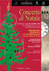 Concerto di Natale | 23 dicembre 2007