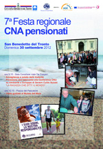 Festa regionale CNA pensionati - 30 settembre 2012