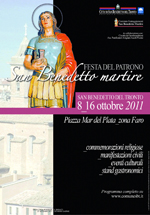Festa del Patrono / San Benedetto martire - ottobre 2011
