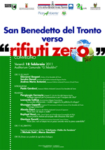 San Benedetto del Tronto verso "rifiuti zero" - gonvegno - 18 febbraio 2011