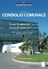 19 e 23 marzo 2007 | Consiglio comunale