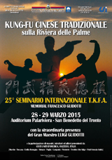 Kung-fu cinese sulla Riviera delle Palme | 28-29 mazo 2015