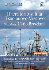 Il territorio saluta S.E. Mons Carlo Bresciani - 19 gennaio 2014