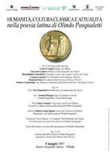 La poesia latina di Olindo Pasqualetti