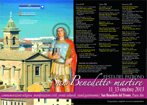 Festa del Patrono | San Benedetto Martire | 13 ottobre 2013