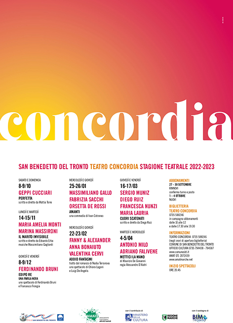Stagione Teatro Concordia 22/23