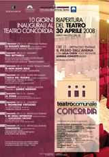 Riapertura del Teatro Comunale Concordia | 30aprile