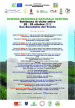 Settimana di visite attive - Riserva Sentina - 20 ottobre/5 novembre