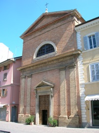 Thee facade of San Giuseppe Church