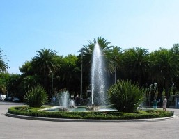 La Rotonda Giorgini con la fontana
