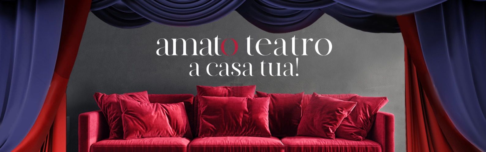 “AMATo teatro a casa tua!”, il 21 febbraio spettacolo in diretta dal Concordia