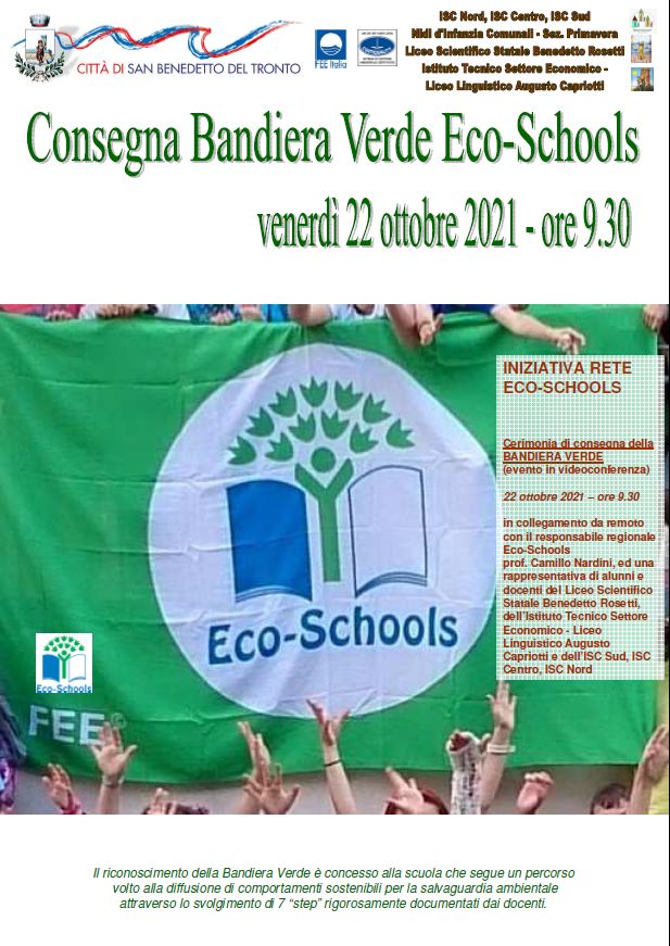 Eco – schools, consegnate le bandiere verdi