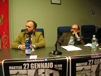 Il sindaco Gaspari ed il Prof. Bartolucci