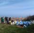 I volontari puliscono il litorale della riserva Sentina