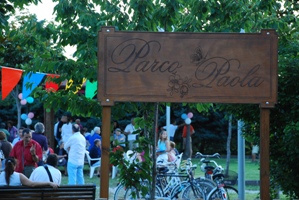 Un'immagine del nuovo parco "Paola"