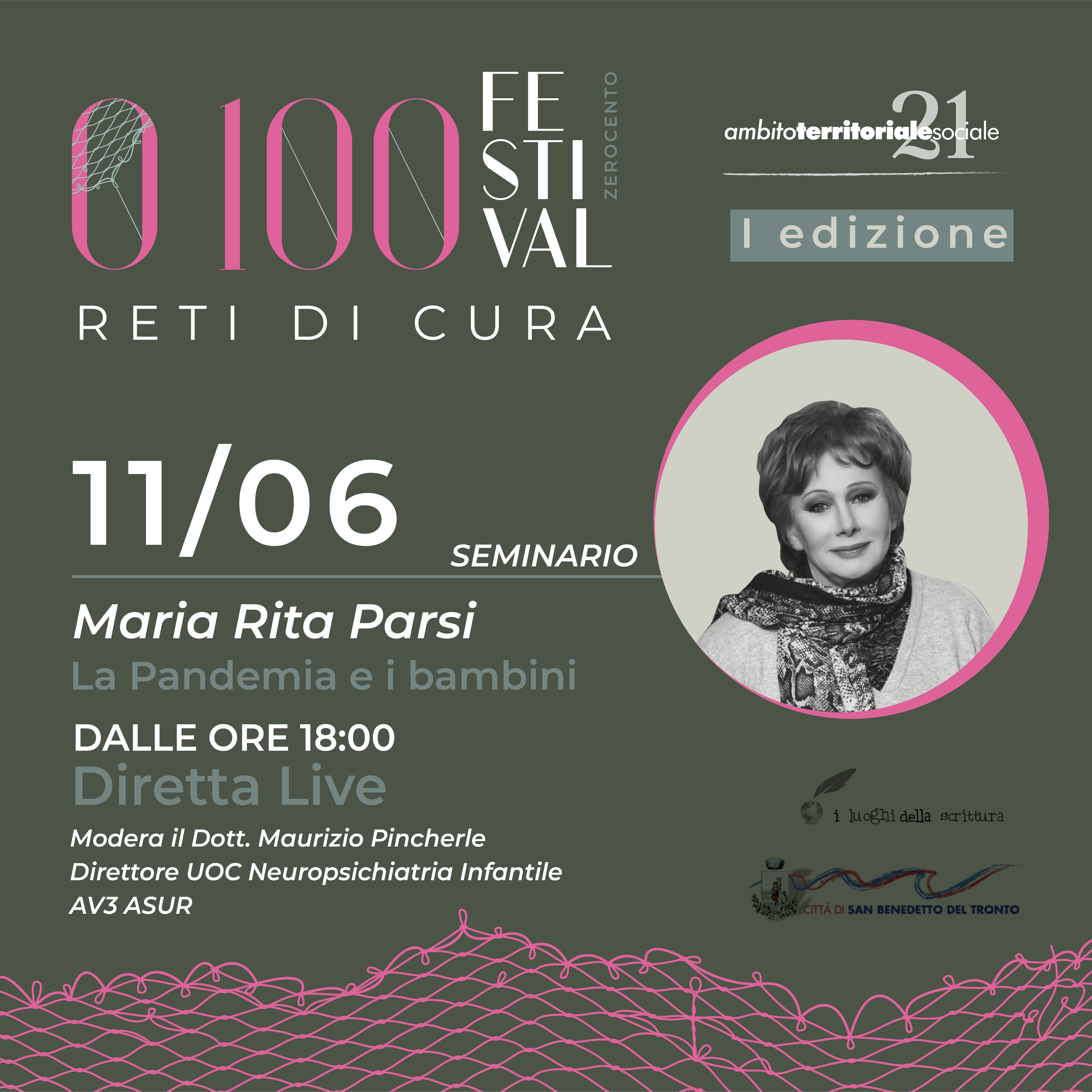 2° incontro "Festival 0/100 - Reti di cura" - Maria Rita Parsi