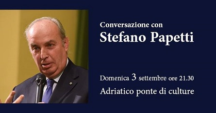 Cartolina della Conversazione con Stefano Papetti
