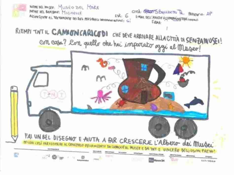 Disegno della piccola Michelle