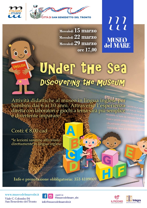 Under the sea ~ Discovering the museum  locandina 2