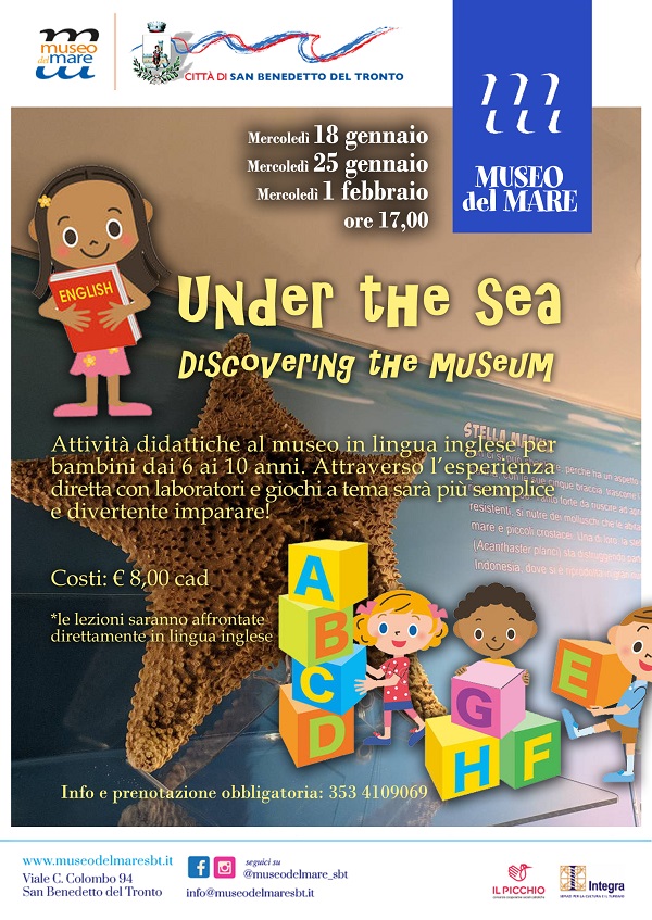 Under the sea ~ Discovering the museum  locandina